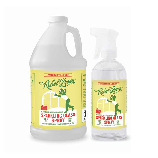 Sparkling Glass Spray 16 oz + 64 oz Refill